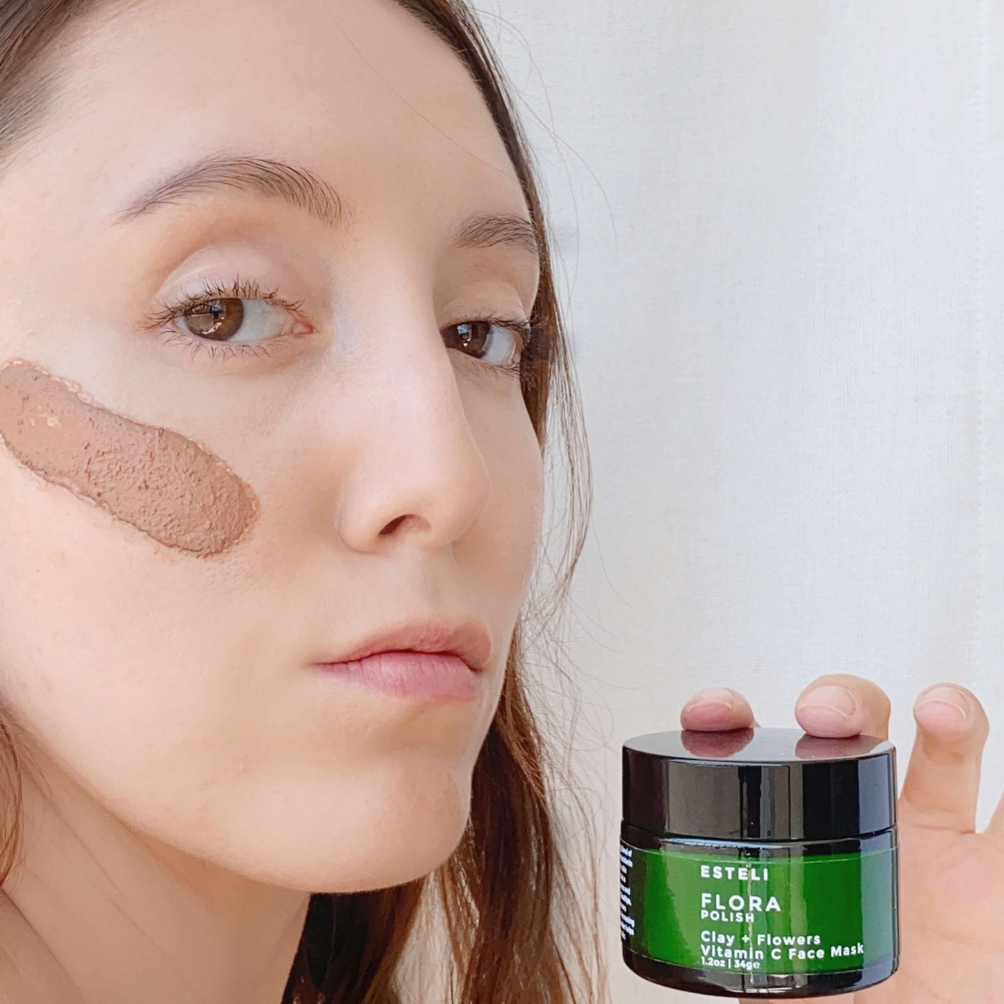 Esteli Flora POLISH Vitamin C Face Mask - Clay + Flowers