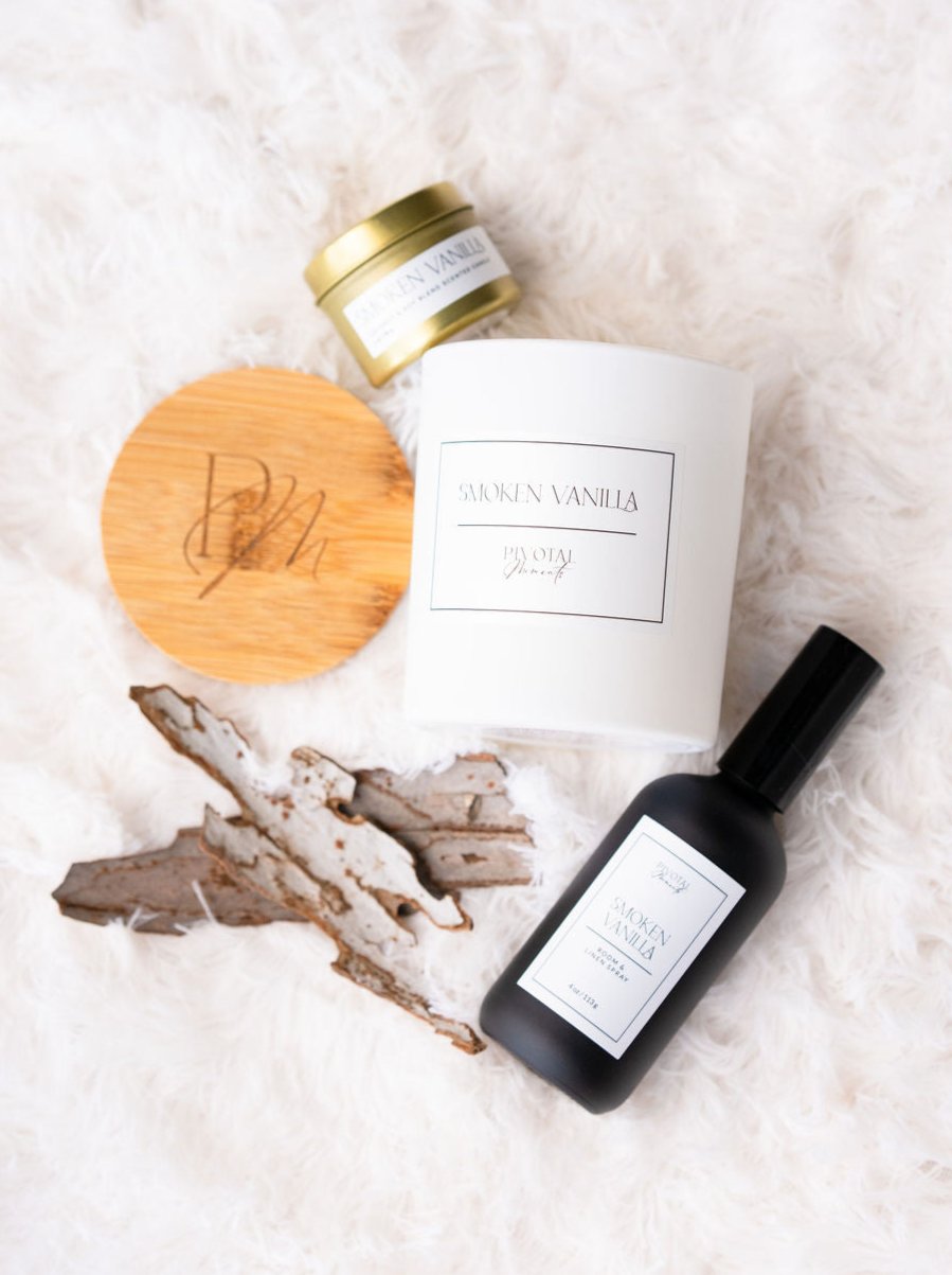 Luxury Room & Linen Spray 4 Oz (Smoken Vanilla) by Pivotal Moments