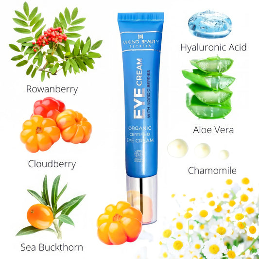 Certified Organic Eye Cream by Viking Beauty Secrets