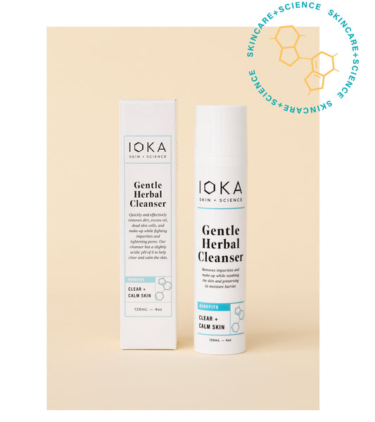 Gentle Herbal Cleanser by IOKA Skin+Science