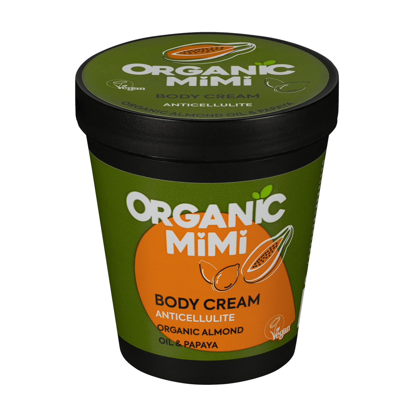 Organic Mimi, Body Cream Antiсellulite Almond & Papaya, 200 ml by Damask Rose