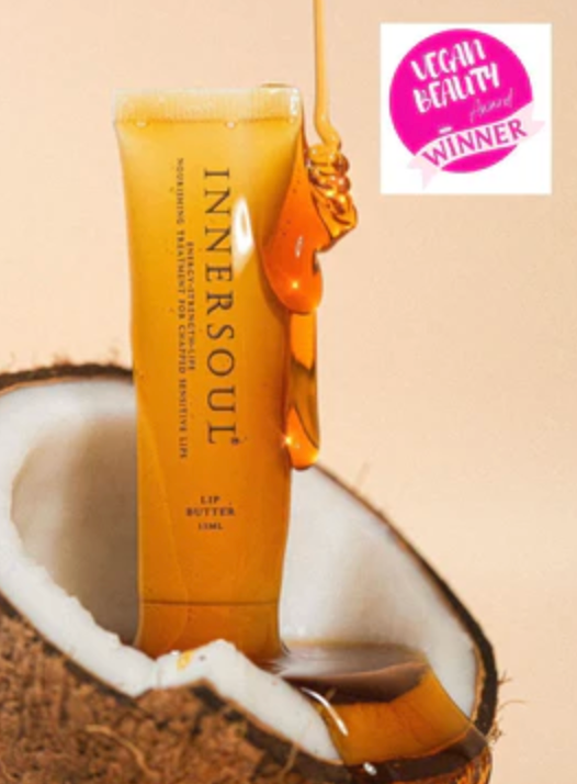 Innersoul lip butter tube with winner badge