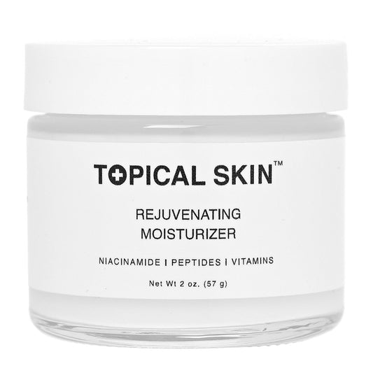 Topical Skin Rejuvenating Moisturizer with Niacinamide, Vitamins and Peptide
