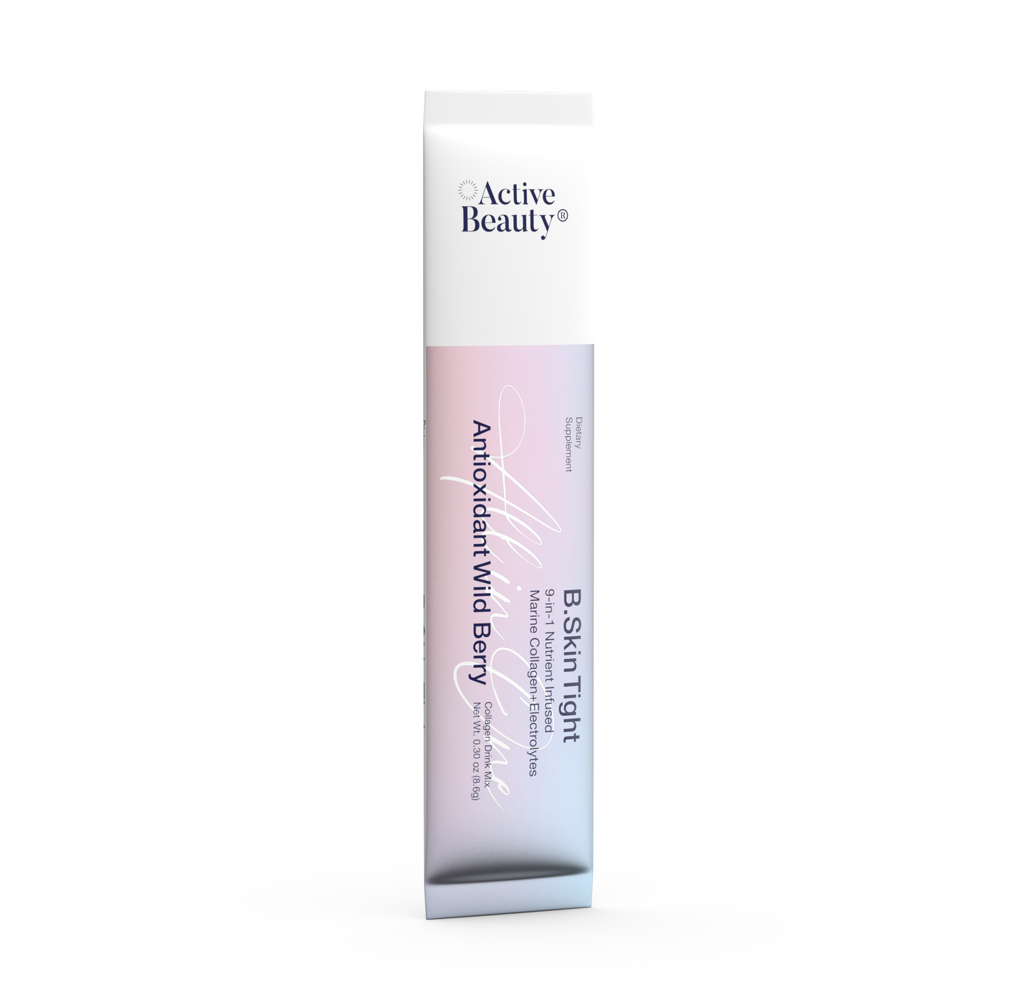 Skin Tightening Collagen Booster – B.Skin Tight 20 Pack Organic Wild Berry, single package