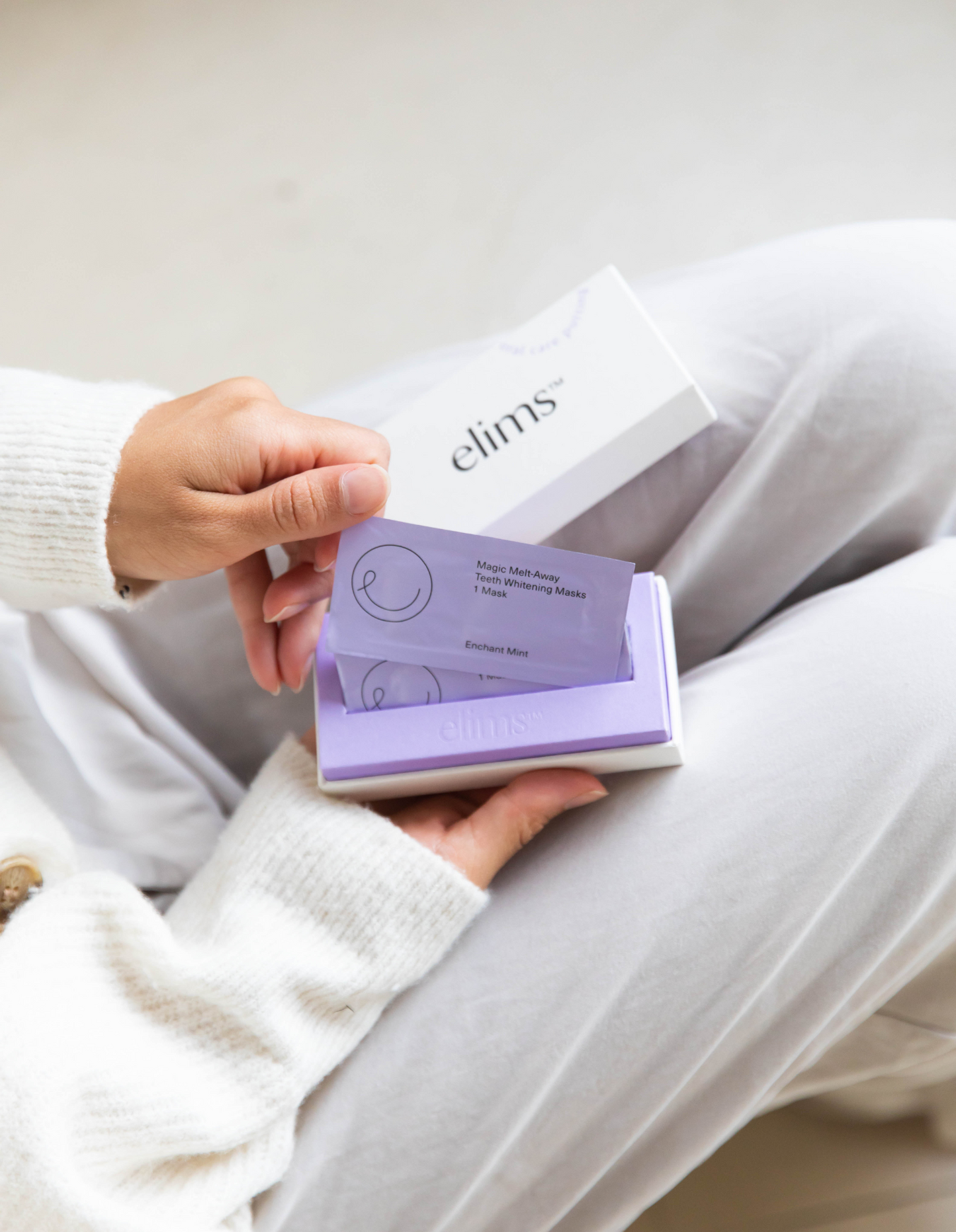 Magic Melt-Away Teeth Whitening by ELIMS. Clinically proven to lighten teeth upto 7 shades in 14 days. Totally enamel safe! Made for sensitive teeth. 