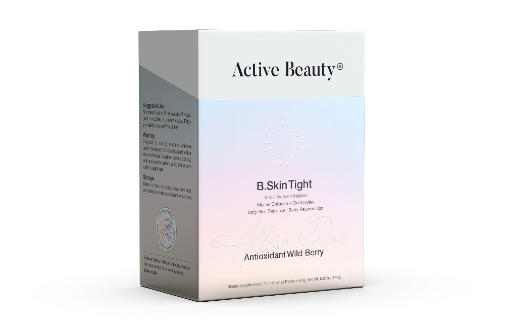 Skin Tightening Collagen Booster – B.Skin Tight 20 Pack Organic Wild Berry by Active Beauty®