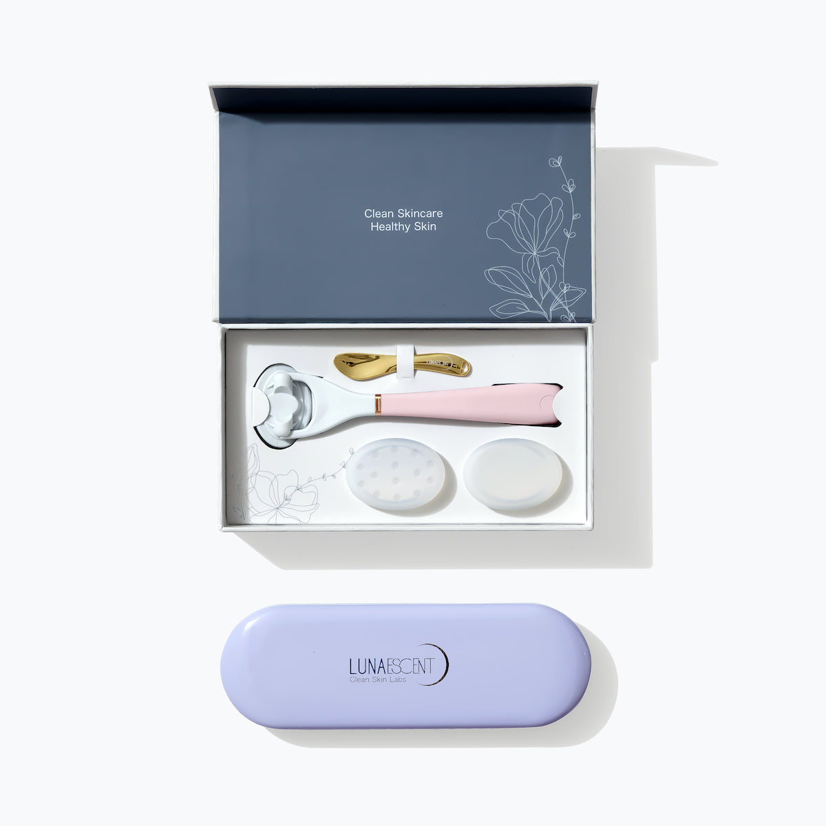LUNAESCENT Deluxe Gift Set + Carry Case with Mirror by LUNAESCENT