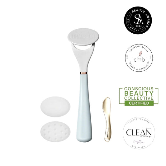 LUNAESCENT Touch-Free Skincare Applicator with Spatula by LUNAESCENT
