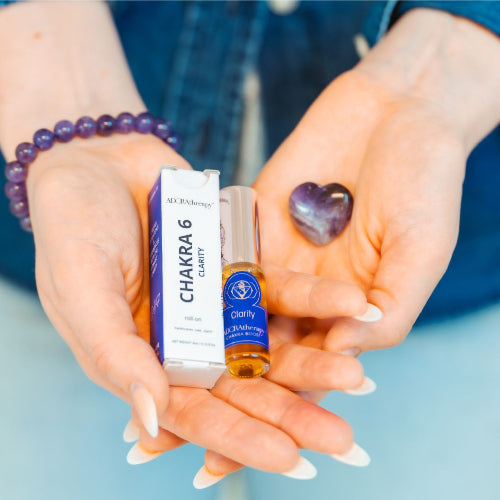Chakra 6 Clarity Roll on Perfume Oil by Auratherapy