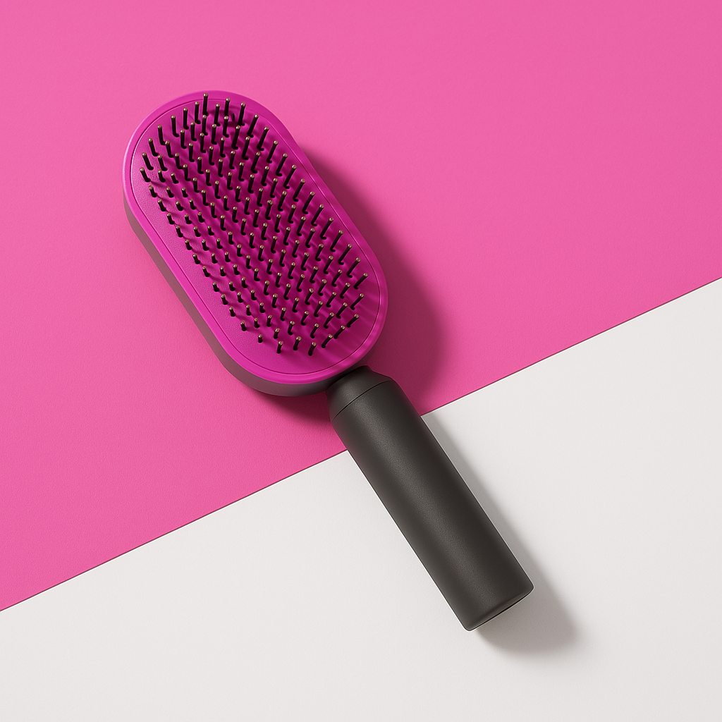 Self-Cleaning Hair Brush by BimeBeauty