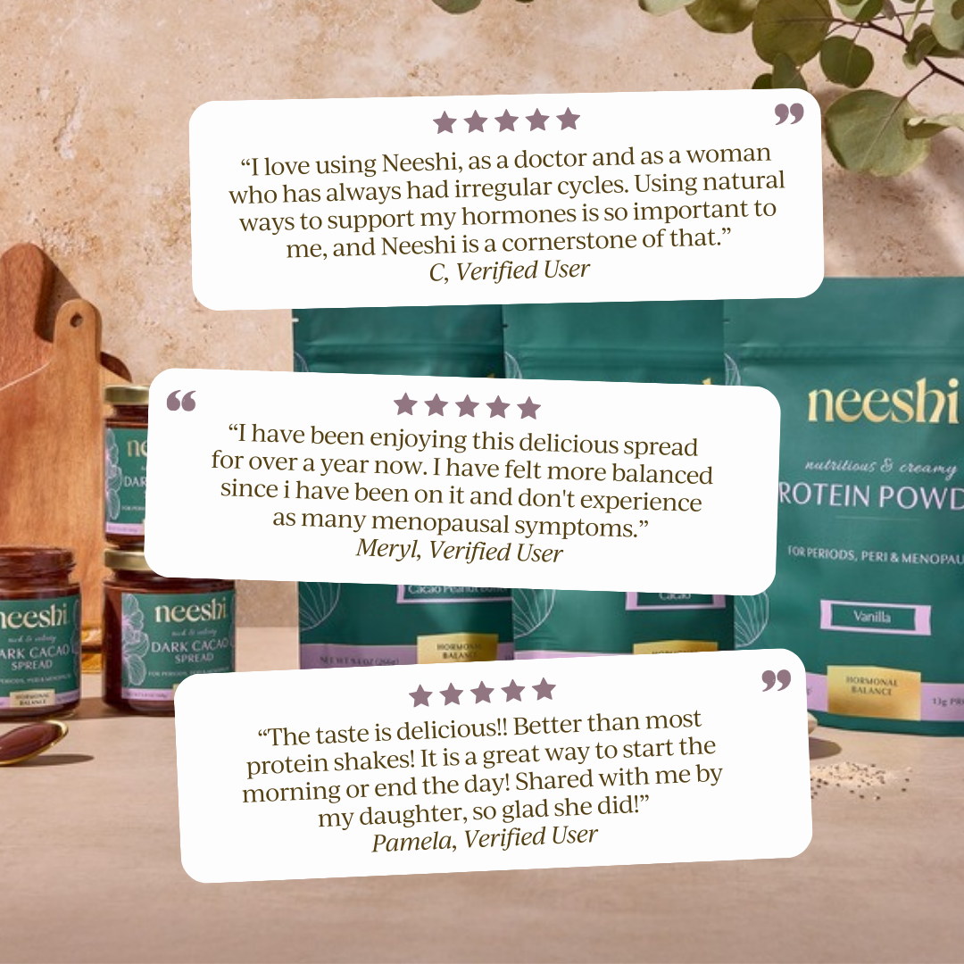 Dark Cacao Spread for Perimenopause & Period Support by Neeshi