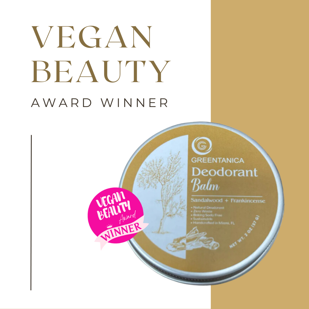 Greentanica Sandalwood + Frankincense Vegan Deodorant Balm
