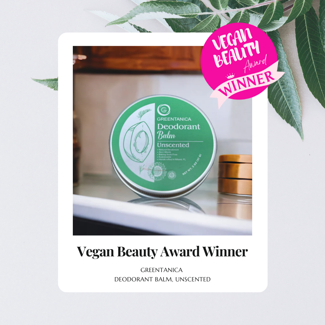 Unscented Vegan Deodorant Balm by Greentanica