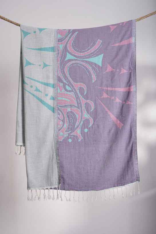 Seahorse Rose - Turkish Towel by Sun Drunk