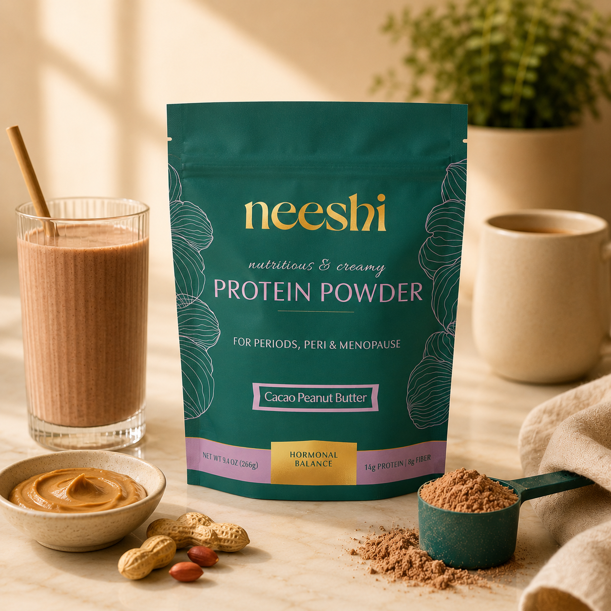 Nourishing Protein & Fiber for Perimenopause & Period Support by Neeshi