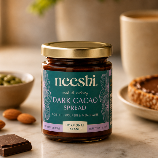 Dark Cacao Spread for Perimenopause & Period Support by Neeshi