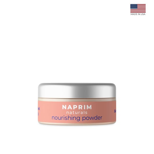Nourishing Powder - Talc-Free Hypoallergenic Body & Face Powder for Sensitive Skin by NAPRIM Naturals