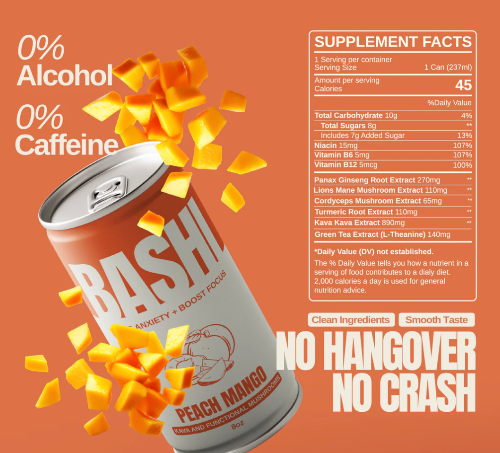 Bashi peach mango ingredients