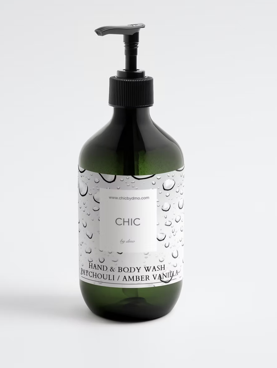 Chic by DMO hand and body wash bottle