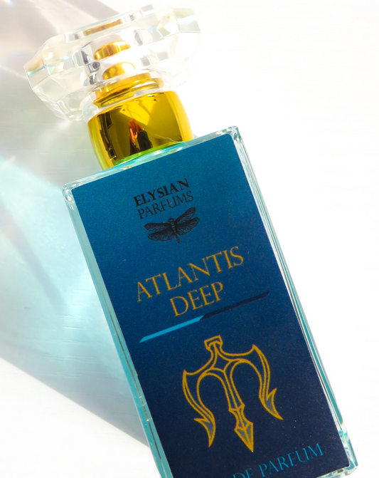 atlantis deep parum bottle by elysian parfums