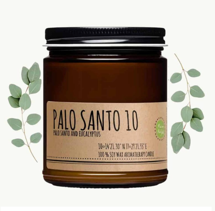 Palo Santo 10 candle jar