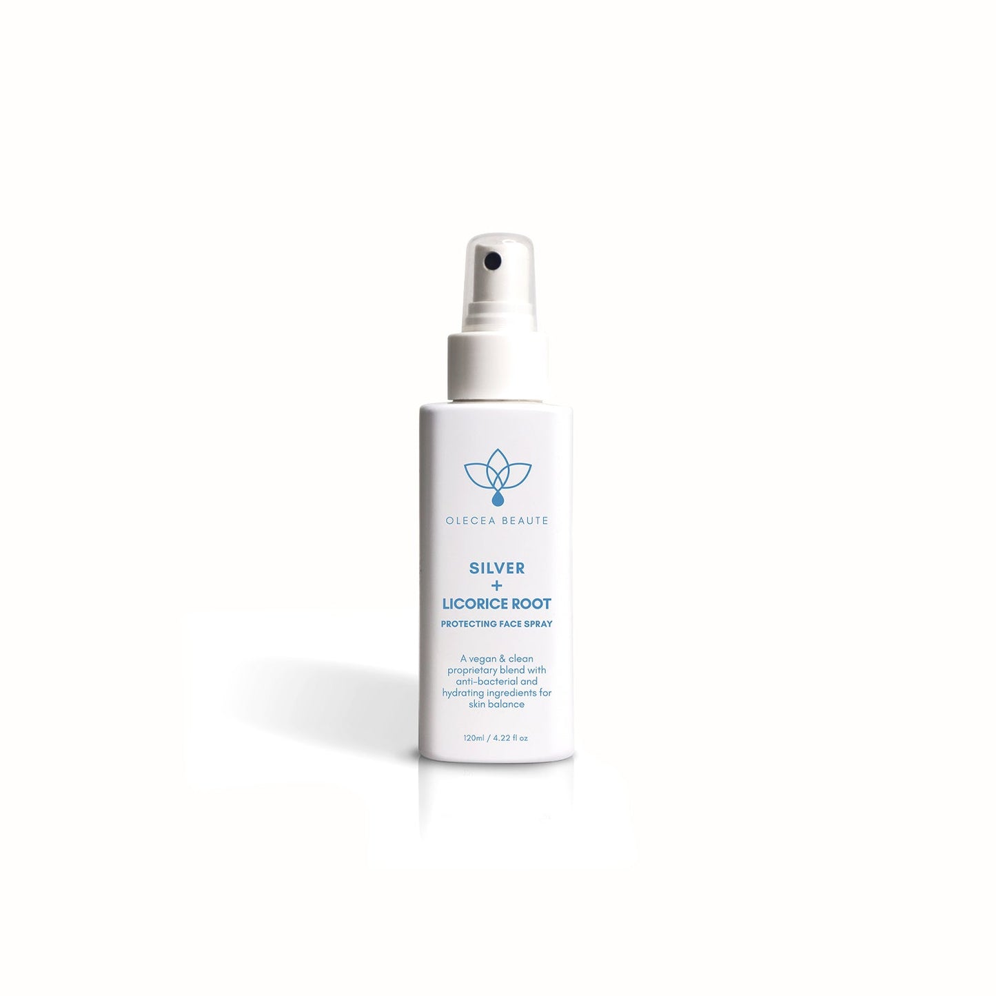 Silver + Licorice Root Protective Facial Spray 60ml/2 fl oz or 120ml/4.22 fl oz by Olecea ™