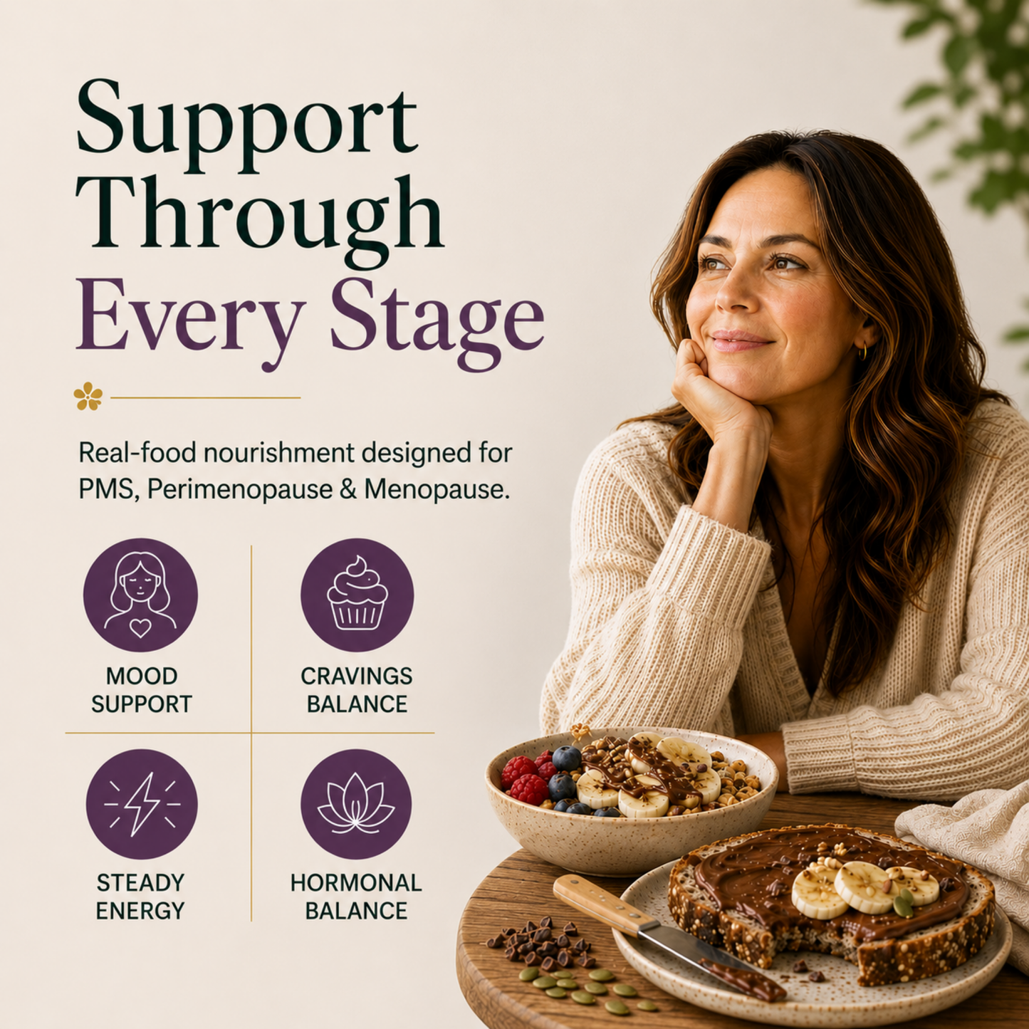 Dark Cacao Spread for Perimenopause & Period Support by Neeshi