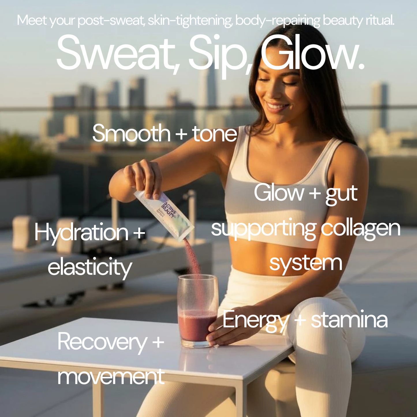 B. Skin Tight™ 9-in-1 Nutrient-Infused Marine Collagen + Electrolytes -  Antioxidant Wild Berry by Active Beauty