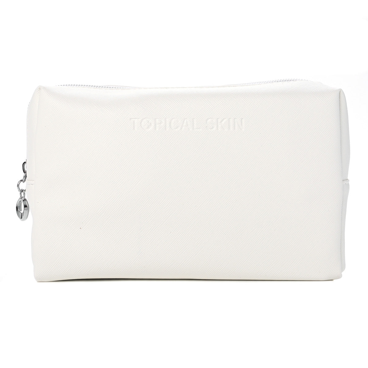 Vegan Saffiano Leather Classic Cosmetic Bag by Topical Skin