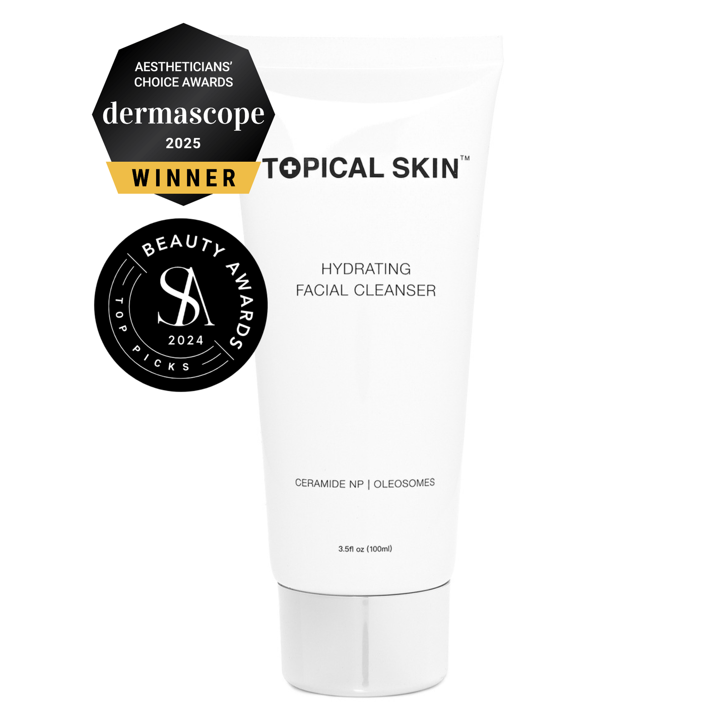 Topical Skin Hydrating Facial Cleanser With Oleosomes