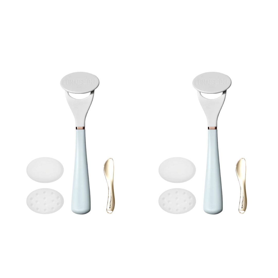2 LUNAESCENT Touch-Free Skincare Applicator Sets by LUNAESCENT