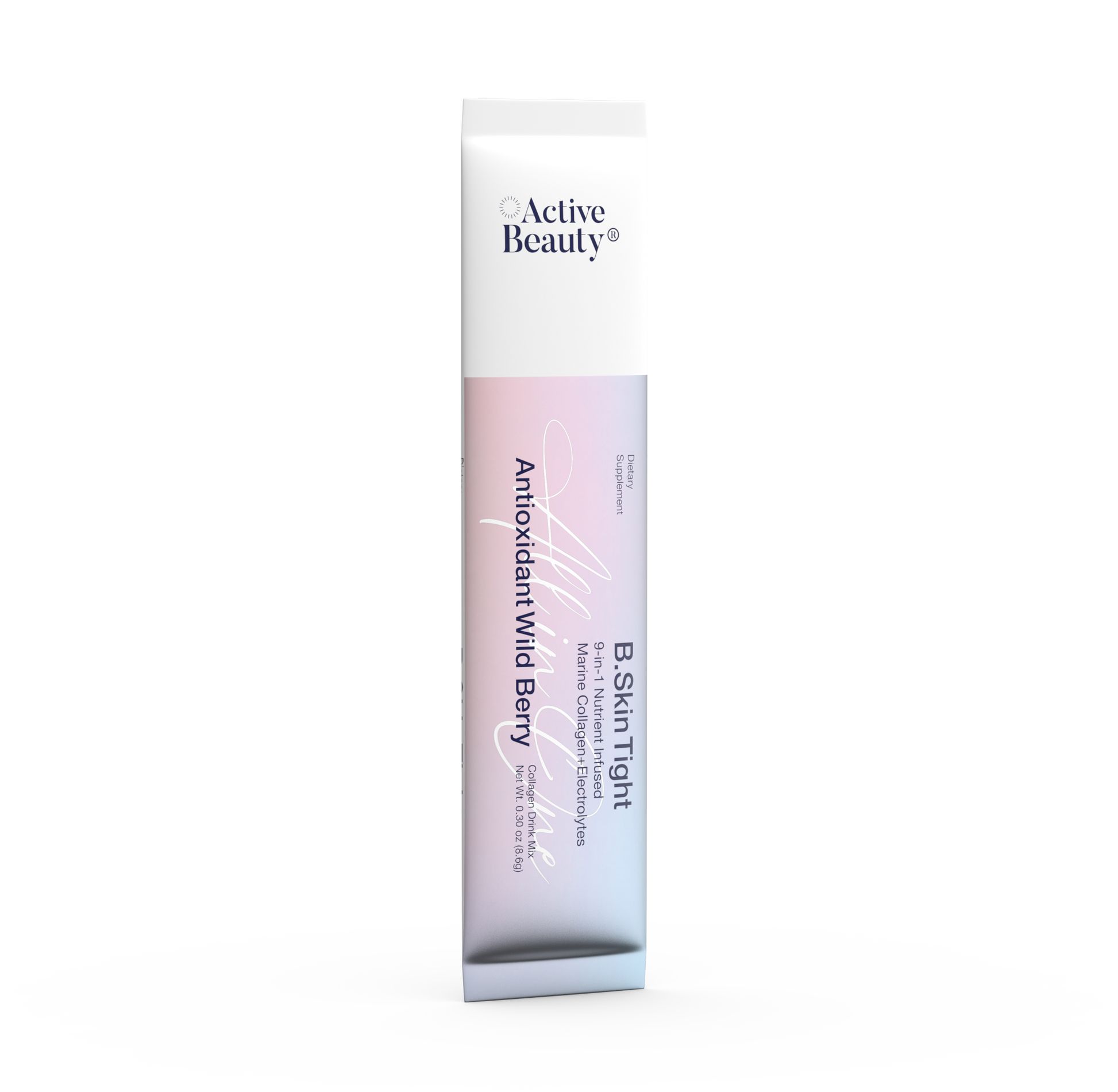 Skin Tightening Collagen Booster – B.Skin Tight 20 Pack Organic Wild Berry, single package 