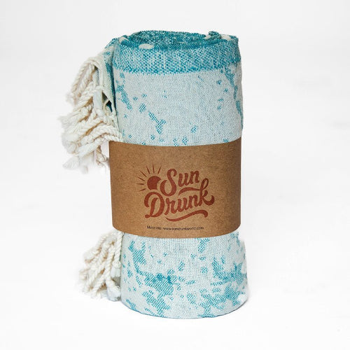 Sea Turtle Turkish Towel by Sun Drunk