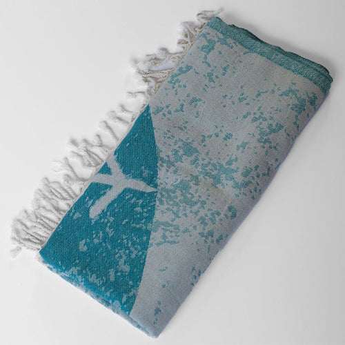 Sea Turtle Turkish Towel by Sun Drunk